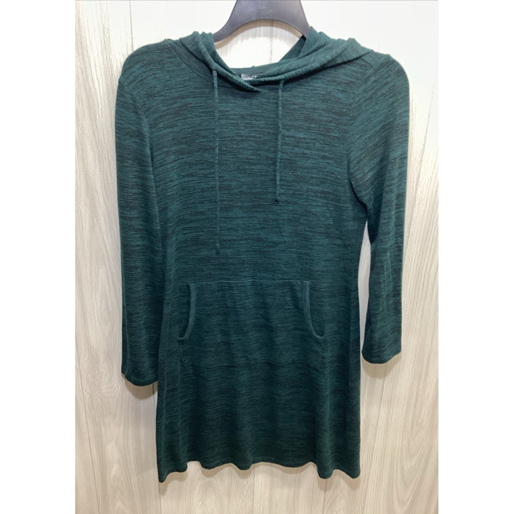MARKET & SPRUCE Women's (Size M) Long Sleeve Hooded Sweater Pocket Stretch